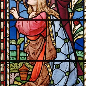 Bramcote, St Michael, East Window detail, Heaton, Butler & Bayne, Bayne, Mary Magdalene
