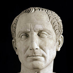 Bust of Jules Cesar (Julius Gaius CAESAR, 101-44 BC), general and Roman statesman