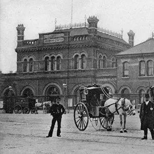 Canonbury Station, Islington, c. 1905 (b / w photo)
