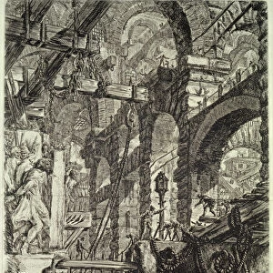 Carceri (Prison) V, 1760 (etching)