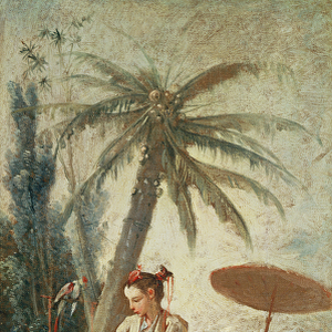 Chinese Curiosity, study for a tapestry cartoon, c. 1742 (oil on canvas)