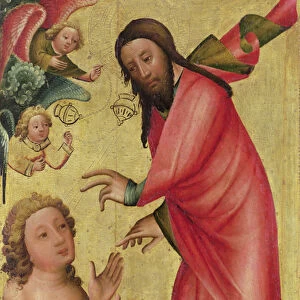 The Creation of Adam, detail from the Grabow Altarpiece, 1379-83 (tempera on panel)