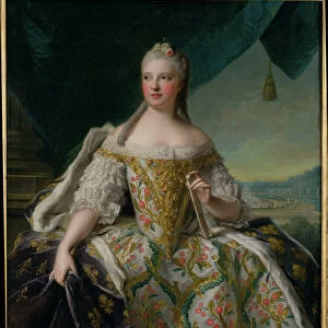 Dauphine Marie-Josephe de Saxe (1731-67) 1751 (oil on canvas)