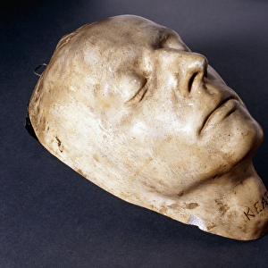 Death Mask, c. 1886-1891 (plaster cast, light brown patina)