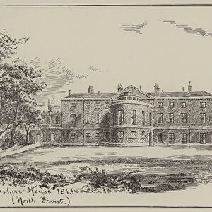 Devonshire House, 1843, north front (engraving)