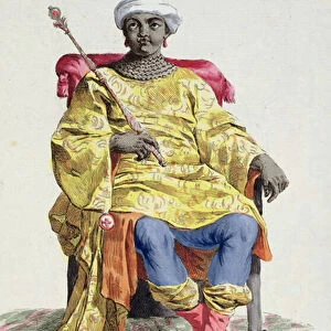 Don Alvares, King of the Congo, from Receuil des Estampes