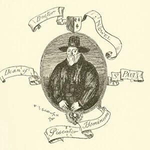 Dr Nowell, Dean of St Pauls (engraving)