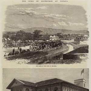 The Duke of Edinburgh at Penang (engraving)