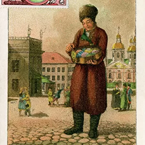 Easter Egg seller, Russia