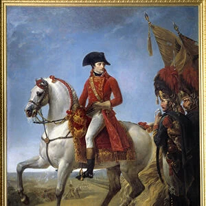Equestrian portrait of Napoleon Bonaparte (1769-1821), 1st Consul in Marengo