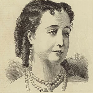 Eugenie, Empress of the French (engraving)