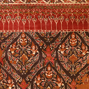 Fabric from the Ayuttaya period with Thai designs (printed cotton)