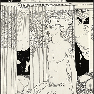 The Faun of the Gold Tiberius, c. 1910 (pen & ink on paper)