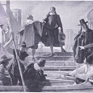 Flight of the five members, from Cassells History of the British People published by