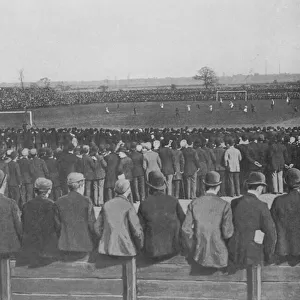 A Football Match at Manchester, c. 1895 (b / w photo)