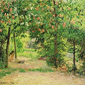 The Garden at Eragny in Spring, 1894 (oil on canvas)