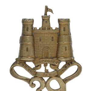 Glengarry badge, 1874-81 (brass)