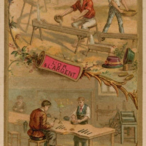 Gold and silver industry (chromolitho)