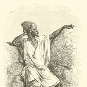 Griot, or "Holy Man"of Senegambia (engraving)