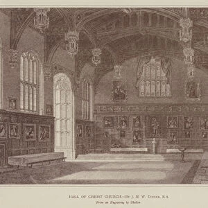 Hall of Christ Church (engraving)