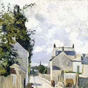 Hermitage Street, Pontoise, 1874 (oil on canvas)