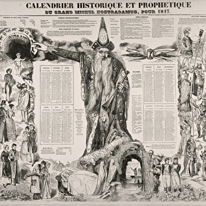 A Historical and Prophetic Calendar of Michel Nostradame (Nostradamus) (1503-66
