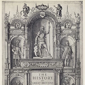 J Speed, The Theatre of the Empire of Great Britaine, J Sudbury and G Humble 1611 (b / w photo)