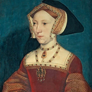 Jane Seymour, 1536 (oil on panel) 88Jane Seymour (1509-37) Queen Consort of England