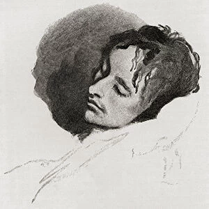John Keats in his Last Illness, from The Century Illustrated Monthly Magazine