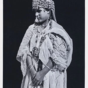 A Kabyle Woman (b / w photo)