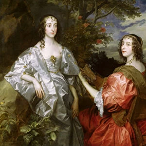Katherine (1609-67) Countess of Chesterfield, and Lucy (b. 1608) Countess of Huntingdon, c