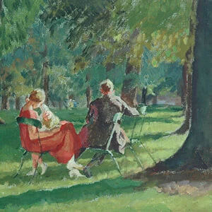 Kensington Gardens (oil on canvas)