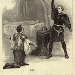 "King Arthur"at the Lyceum (engraving)
