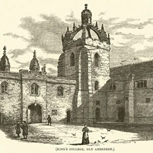 Kings College, Old Aberdeen (engraving)