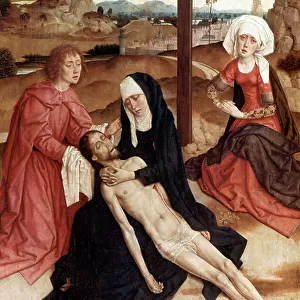 Lamentation Over The Dead Christ, c. 1444 (oil on panel)