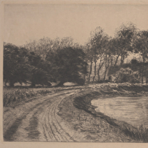 Landscape, 1890 (drypoint)