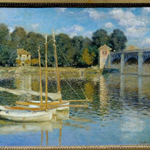 Le pont d Argenteuil Painting by Claude Monet (1840-1926), 1874 Sun. 0, 6x0, 8 m