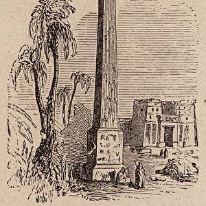 Le Vocabulaire Illustre: Obelisque; Obelisk (engraving)