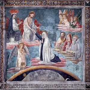 Life of St. Francesca Romana : During an ectasy, the Divine Redeemer takes Francesca by