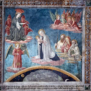 Life of St. Francesca Romana : Several time in ecstasy Francesca received the Holy Child