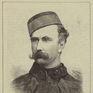 Major Richard Marter, the Capturer of Cetewayo (engraving)