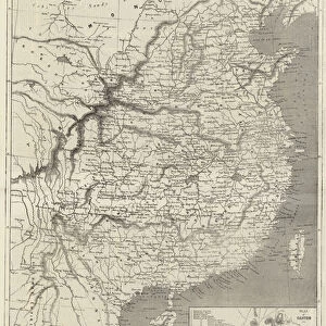 Map of China (engraving)