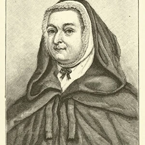 Mary Bosanquet, afterwards Mrs Fletcher (engraving)