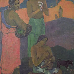 Maternity, or Three Women on the Seashore, 1899 (oil on canvas)