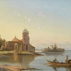 Medenbluk, Zuider Zee, Holland, 1863 (oil on canvas)