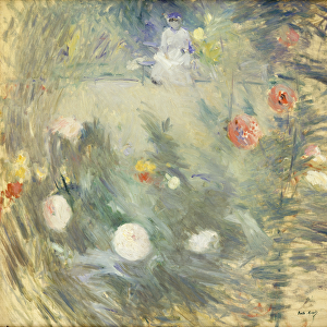 Nanny at the End of the Garden; Nourrice au Fond d un Jardin, 1880 (oil on canvas)