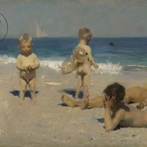 Neopolitan Children Bathing, 1879 (oil on canvas)