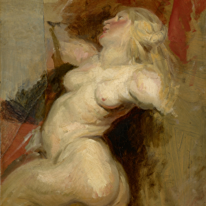 Nereid (copy after Rubens), c. 1822 (oil on canvas)
