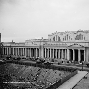 New Pennsylvania Station, New York, N. Y. c. 1904-20 (b / w photo)