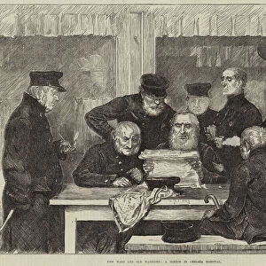 New Wars and Old Warriors, a Sketch in Chelsea Hospital (engraving)